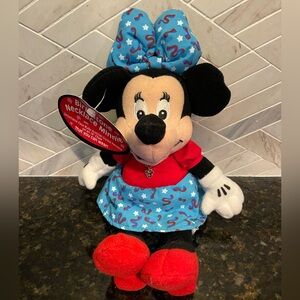 Disney Store Birthstone Minnie Mouse with July Ruby Birthstone on 18" Chain